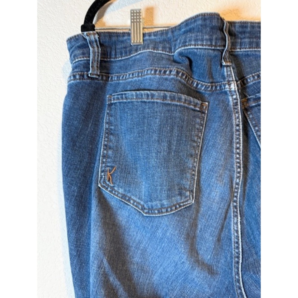 Kut from the Kloth Women Blue Straight Leg Jeans KP799GG1R 14W Medium Wash Denim - Picture 9 of 10